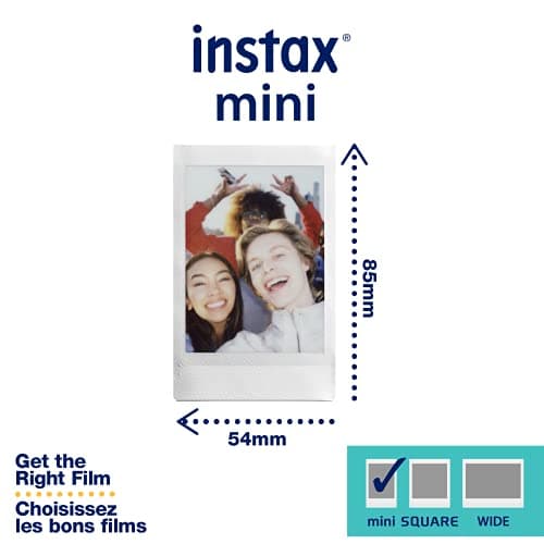 FUJIFILM Instax Mini Instant Film Twin Pack (White), 20 Photos — view 2