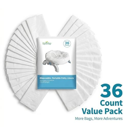 [36 Count] ByniBiny Disposable Potty Bags for OXO Tot 2-in-1 Go Potty