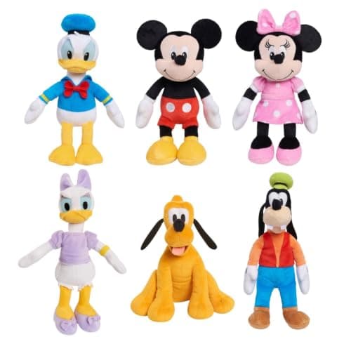 Disney Junior Mickey Mouse Bean Plush Mickey Mouse Stuffed Animal, Officially Licensed Kids Toys for Ages 2 Up, by Just Play — view 3