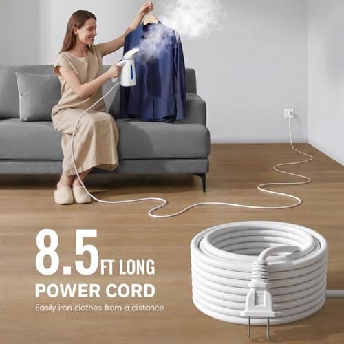 OGHom Steamer for Clothes, Handheld Clothing Steamer for Garment, 240ml Big Capacity 700W Portable Travel Steam Iron (Only for 120V) — view 6