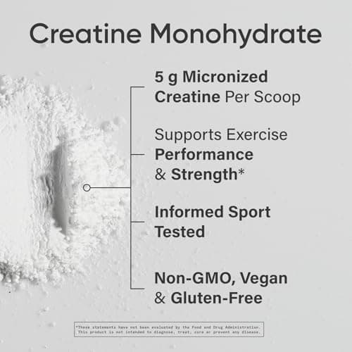 Sports Research Creatine Monohydrate - Gain Lean Muscle, Improve Performance and Strength and Support Workout Recovery* - 5 g Micronized Creatine - 17.64 oz — view 3