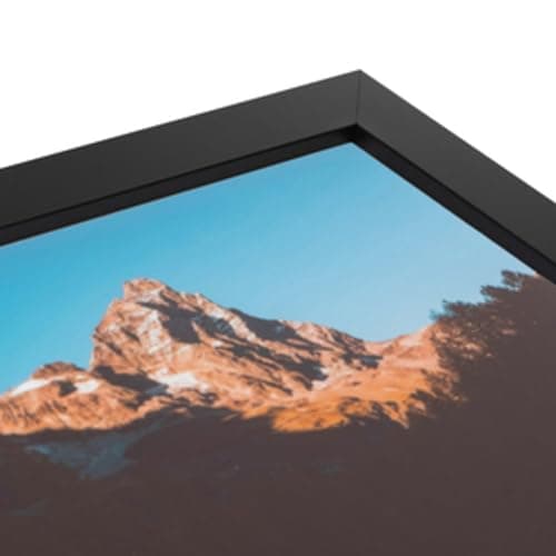 ArtToFrames 14x20 inch Satin Black Picture Frame, 2WOMFRBW26079-14x20 — view 3