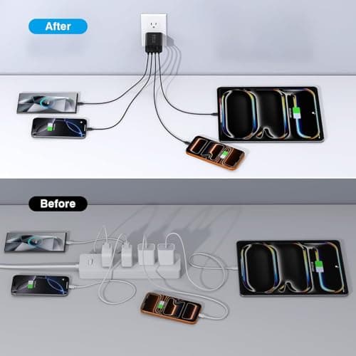 [2Pack] 40W USB C Charger Block, Fast Charge Cube Powered Multi-Port Wall Plug Power Adapter Type C Brick for iPhone 17/16/16 Pro Max/15/15 Pro Max/14/14 Pro Max/13/12/iPad, Motorola, LG,PS5, Huawei — view 5