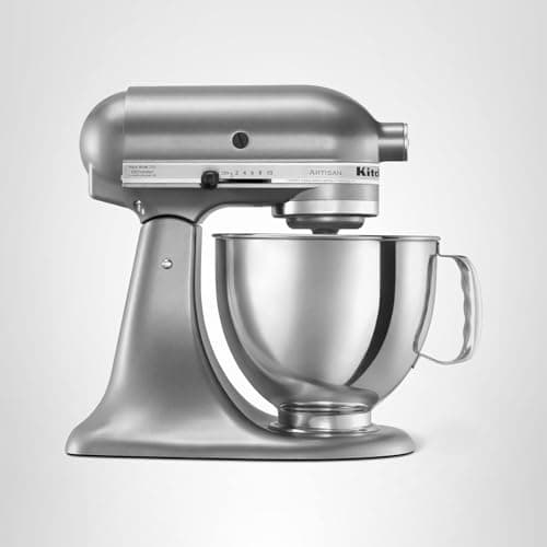 KitchenAid Artisan, 5-Qt Tilt Head Stand Mixer, KSM150PS, Contour Silver — view 7