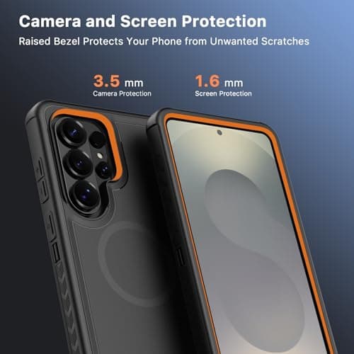 M MYBAT PRO for Samsung Galaxy S26 Ultra Case with Belt Clip Holster,Heavy Duty Protection Case for Galaxy S26 Ultra,Anti-Drop,Shockproof Cover,with 360°Rotating Kickstand Black — view 2