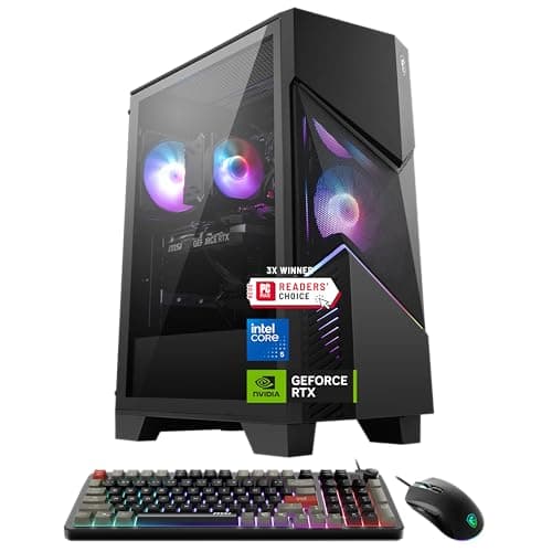 msi Codex R2 Gaming Desktop PC | NVIDIA GeForce RTX 5070 12GB | Intel Core i5-14400F | 32GB DDR5 RAM | 1TB NVMe SSD | Air Cooling | Wi-Fi 6E | Windows 11 Home | VR Ready | D14NVP5-613US