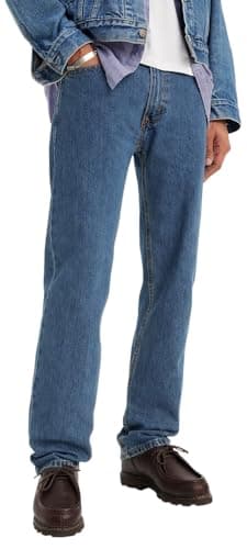 Levi's Men's 505 Regular Fit Jeans (Also Available in Big & Tall), Medium Stonewash, 34W x 30L — view 7