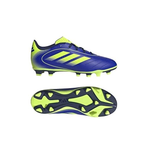 Adidas Unisex-Kids Goletto IX Firm Ground/Multi Ground, Lucid Blue/Lucid Lemon/Dark Blue, 5 — view 4