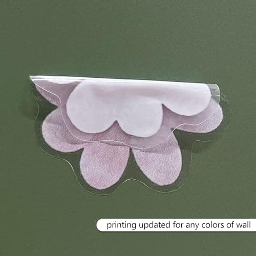 YouRfocus Daisy Wall Decals | 84 PCS Boho Flower Stickers for Girls' Rooms, Playrooms, and Nurseries | Dual Layer Print for High Coverage | Removable Peel and Stick Wall Decor (Pink-B) | 12 Sheets — view 4