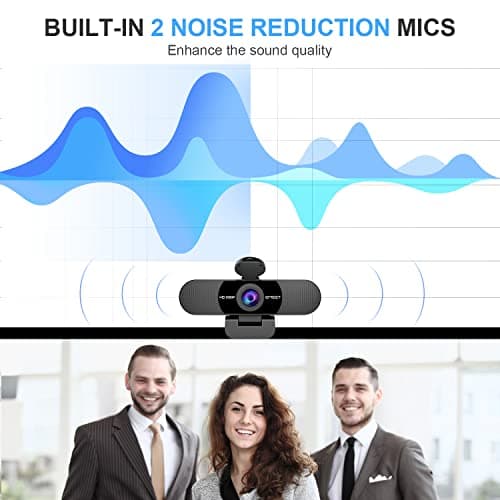 EMEET 1080P Webcam with Microphone, C960 Web Camera, 2 Mics Streaming Webcam, 90°FOV Computer Camera, Plug and Play USB Web Cam for Online Calling/Conferencing, Zoom/Teams/Facetime/YouTube, Laptop/PC — view 2