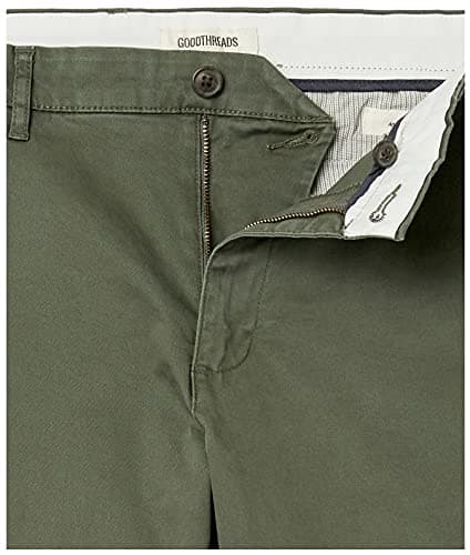Goodthreads Men's Athletic-Fit Washed Chino Pants, -Olive, 33W x 32L — view 5