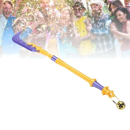 CHEOTIME Cosplay Kpop Sword, 25in 3D Printed Anime Sword Replica Fantasy Costume with Bell and Cord for Anime Conventions and Photoshoots Halloween Christmas — view 4