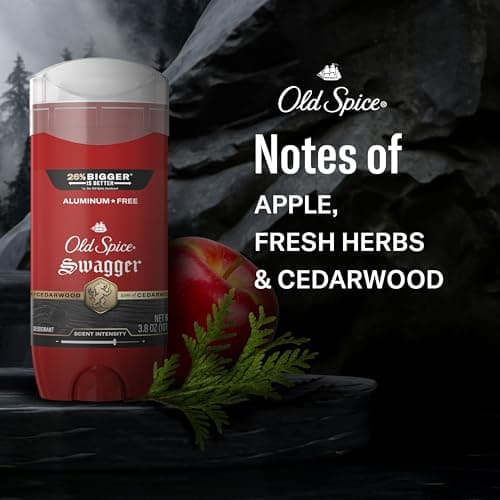 Old Spice Aluminum Free Deodorant for Men, 24/7 Protection to Eliminate Odors, 24/7 Freshness & Lasting Scent, Swagger with Lime & Cedarwood Scent, 3.8 oz — view 4