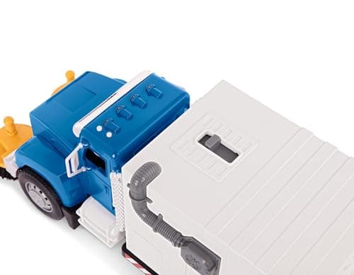 Driven by Battat – Large 18-Inch Electric Street Sweeper Kids ToysCars with Spinning Brushes & Lights – 1:16 Scale with Working Doors & Sounds – Tilting Container for 3+ Years — view 5