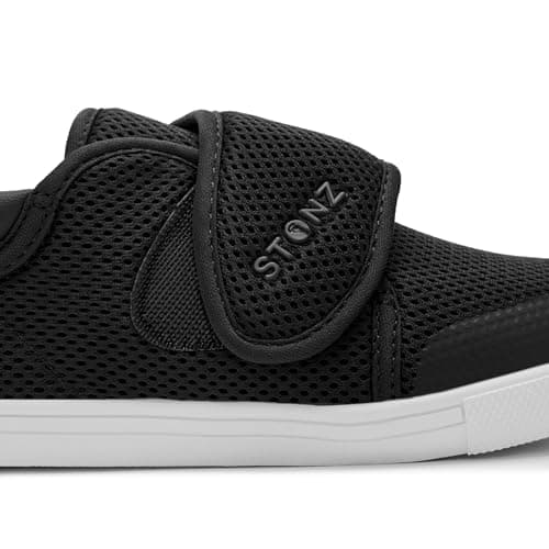 Stonz Cruiser™ Original Toddler Shoes – Breathable, Vegan, with Adjustable Fit Black — view 4