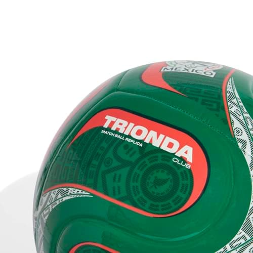 adidas Unisex-Adult FIFA World Cup 26 FMF Mexico Club Home Soccer Ball, Bold Green/Team Dark Green/Aurora Ivy, 5 — view 3