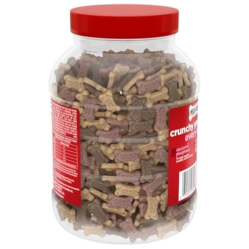 Milk-Bone Flavor Snacks Mini’s Dog Biscuits, Flavored Crunchy Dog Treats, 36 Oz. Canister — view 7
