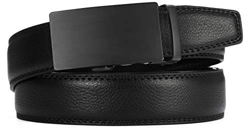CHAOREN Mens Belt Leather Belts for Men Ratchet Belt, Customizable Fit (35mm) — view 5