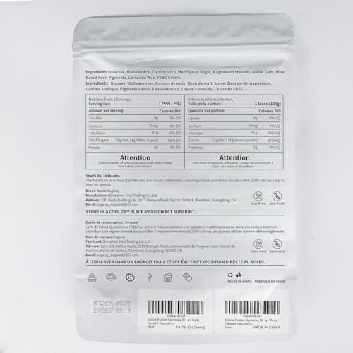 Edible Frozen Sprinkles,Blue Heart White Snowflake Silver Star Pearl Jimmies Mix,130g/4.58oz,Winter Sugar Sprinkle for Decorations Baking,Cake Ice Cream Cookies Cupcake Toppe Chocolate,Birthday Children Party Supplies