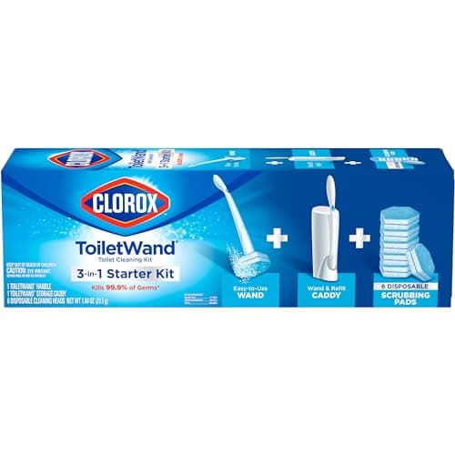 Clorox 03191CT Toilet Wand Disposable Toilet Cleaning Kit: Handle, Caddy & Refills, White (Case of 6) — view 9