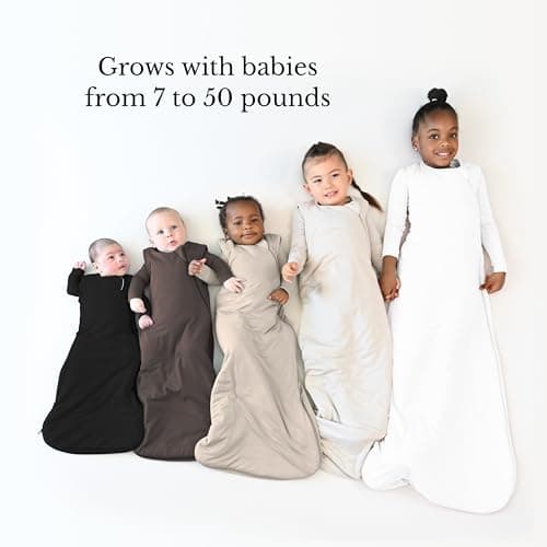 Kyte Baby Sleep Bag 1.0 TOG, Soft Rayon Made from Bamboo, for Babies and Toddlers (X-Small, Sage) — view 3