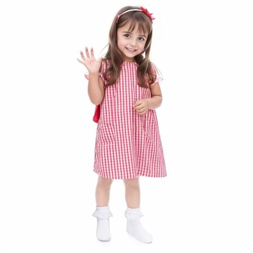 Pistha 3 Pairs Girls Ruffle Socks White Ruffled Lace Socks for Girls Toddler Frilly Dress(Aged 8-10 years)