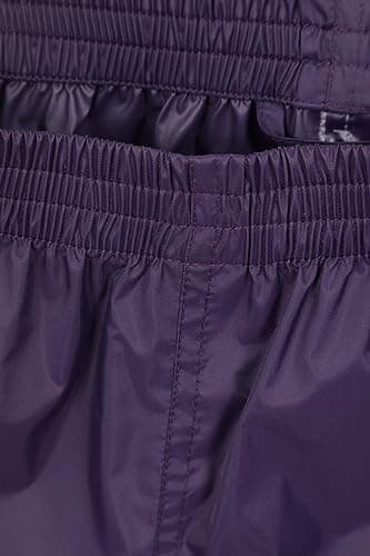 Mountain Warehouse Pakka Kids Waterproof Rain Pants - Splash Pants, Overtrousers, Boys & Girls Purple Kids 9-10 Yrs (128-140 cm) — view 6
