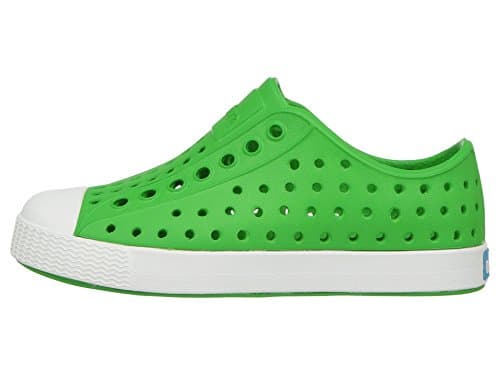 Native Shoes Jefferson Kids Slip-On Sneaker, Grasshopper Green/Shell White, 6 Toddler — view 3