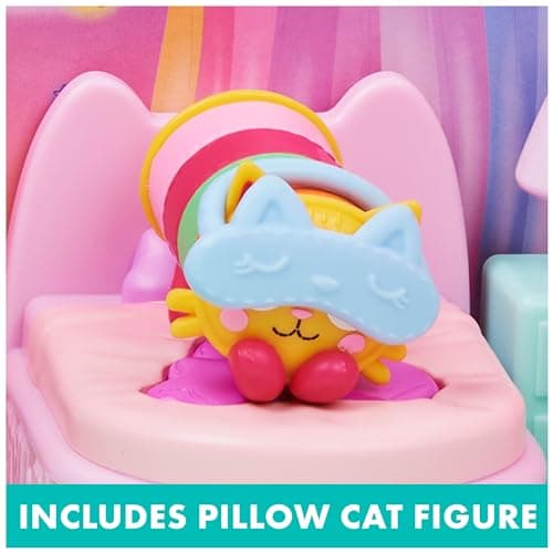 Gabby’s Dollhouse, Sweet Dreams Bedroom with Pillow Cat Figure and 3 Accessories, 3 Furniture and 2 Deliveries, Kids Toys for Ages 3 and up — view 4
