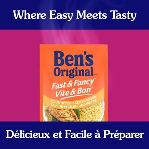 BEN'S ORIGINAL FAST & FANCY Country Chicken Flavour Rice Side Dish, 132g Pouch — view 5