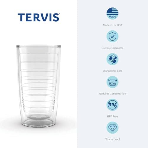 Tervis Grambling State University Emblem Individual Tumbler, 16 oz, Clear — view 2