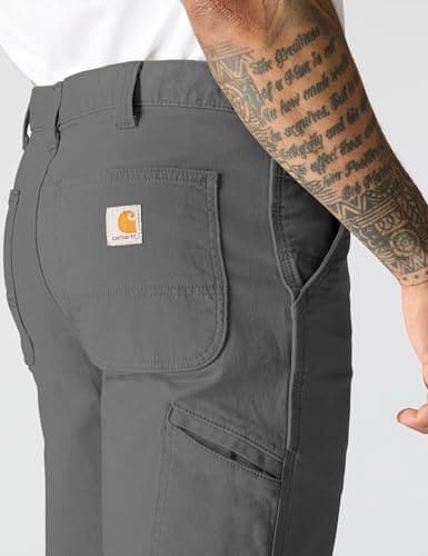 Carhartt Men's Rugged Flex Rigby Dungaree Pant, Gravel, 30W X 32L — view 4