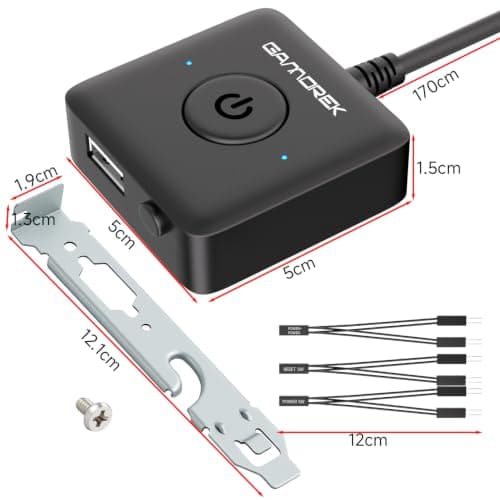 PC Power Button, Computer PC Power Switch, External PC Power Button — view 5