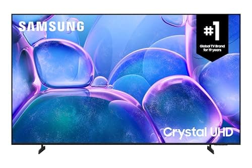 SAMSUNG 43 Inch U7900 Crystal UHD 4k Smart TV, Crystal Processor 4K, HDR, Metal Stream Design, Q-Symphony, Gaming Hub, 2 HDMI - UN43U7900FFXZC (Canada) (2025)