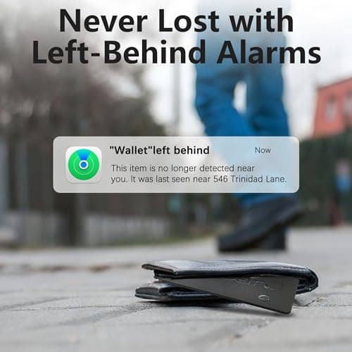 Wallet Tracker Card, Android & iPhone, Find My & Google, 5 Year Battery — view 4