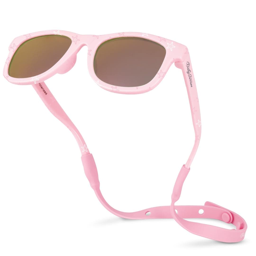 BABY SUNNIES Gafas de sol para bebé con correa, irrompibles y flexibles, para bebés de 0 a 24 meses — view 9