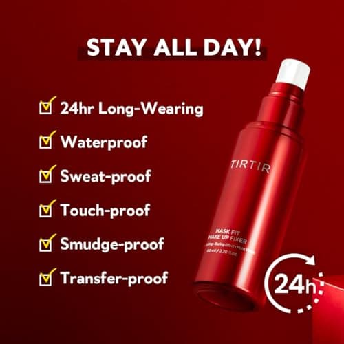 TIRTIR Mask Fit Make-up Fixer | 24H Transfer-Resistant Lightweight Non-Greasy Makeup Setting Spray 2.7 Fl Oz — view 4