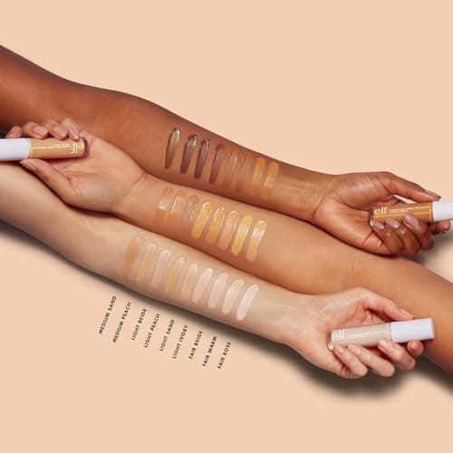 e.l.f. Hydrating Camo Concealer, Covers Blemishes & Under-Eye Circles, Full-Coverage & Delivers A Satin Finish, Vegan & Cruelty-Free, Light Ivory — view 4