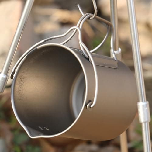 QINKYH Functional Metal French Presses Coffee Maker Portable 3 Layer Filter Systems For Outdoors Camping And Travels — view 7