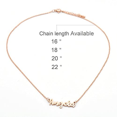 Customized Name Necklace Personalized Custom Made Serenity Necklace Initial Arrow Gift for Womens Girls — view 5