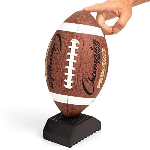 Champion Sports Extra-Point Kicking Tee – 2” Black Football Holder for Kickoff Practice, Coaches & Athletes