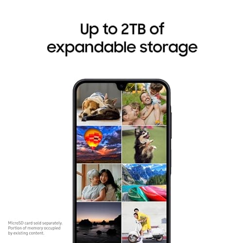 Samsung Galaxy A17 5G Smart Phone, 128GB, Large AMOLED, High-Res Camera, Durable Design, Super Fast Charging, Expandable Storage, Circle to Search, 2025, US 1 Yr Manufacturer Warranty, Blue — view 5