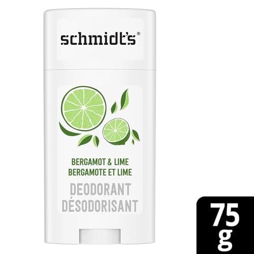 Schmidt's Natural Deodorant Stick Bergamot & Lime 48H Protection, 75g