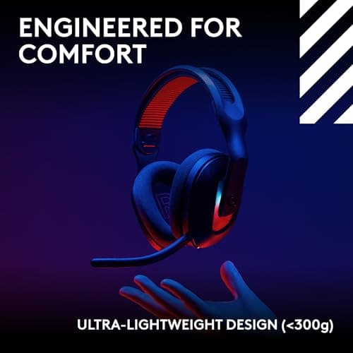 Logitech G Astro A20 X Lightspeed Wireless Gaming Headset for PS5, Xbox, Nintendo Switch/Switch 2, PC with 2-System PLAYSYNC Audio, Bluetooth, LIGHTSYNC RGB, and 48 kHz Boom Mic - Black — view 2