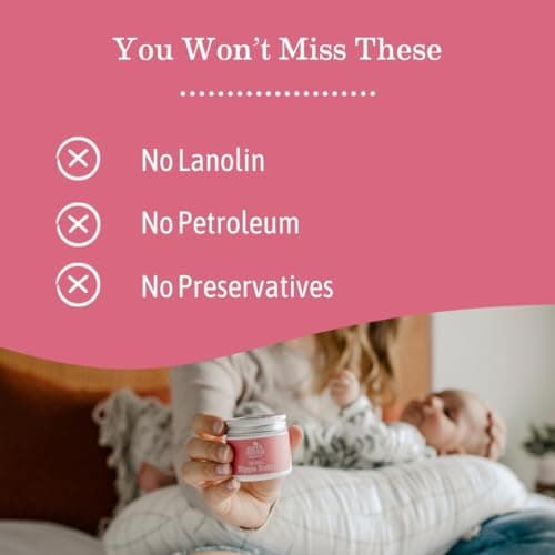 Earth Mama Organic Nipple Butter - 2 fl oz - Lanolin-Free Nipple Cream - Safe, Soothing Balm for Breastfeeding - Postpartum Essentials for Nursing — view 2