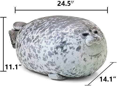 MerryXD Chubby Blob Seal Pillow,Stuffed Cotton Plush Animal Toy Cute Ocean Large(23.6 in) — view 2