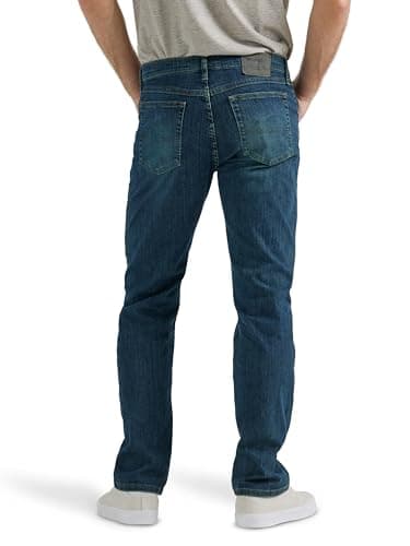 Wrangler Authentics Men's Classic 5-Pocket Regular Fit Flex Jean, Twilight Flex, 32W x 30L