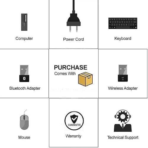 Dell Optiplex 3040 Micro Mini Desktop Computer PC, 6th Gen Core 3.20 GHz, 8GB RAM, 256GB SSD, WiFi, Bluetooth, Keyboard & Mouse, Windows 11 Pro (Renewed) — view 7