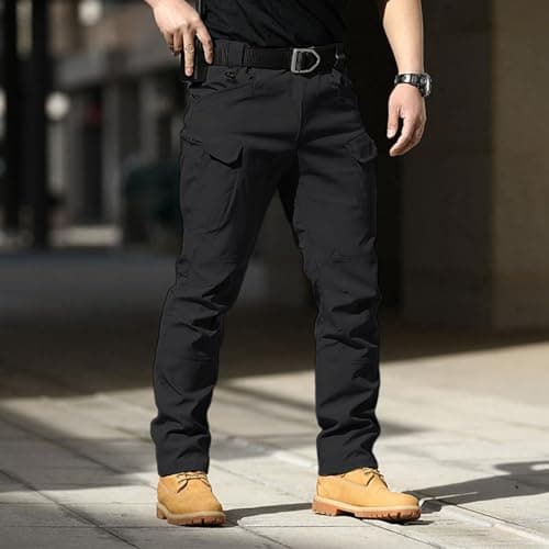 Tactical Pants Men,Cargo Pants for Men Work Tactical Pantalon Homme Hiking De Travail Hunting Essentials Military Construction Clothes,L