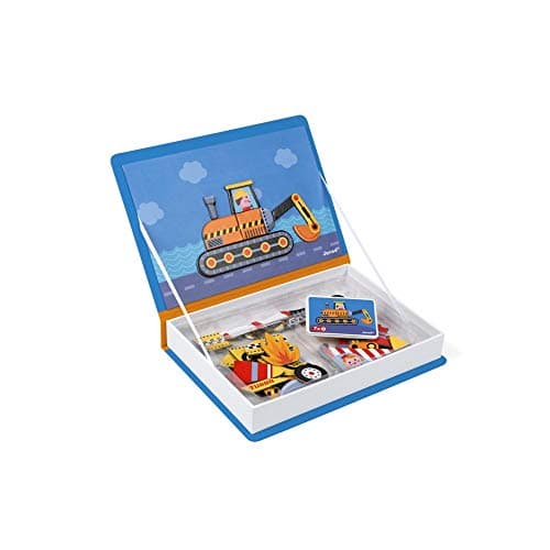 Janod • Racers Magneti’Book • 3 to 8 Years • Educational Magnetic Games Toy for Kids Toddler Children • J02715 19 x 4 x 26 cm / 7.5 x 1.6 x 10.2 in. — view 3